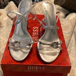 Guess strapped heels